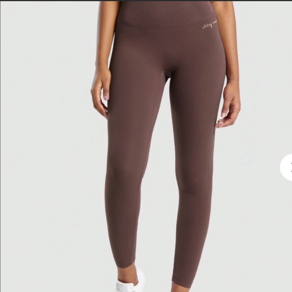 Whitney Simmons X Gymshark Chocolate Leggings